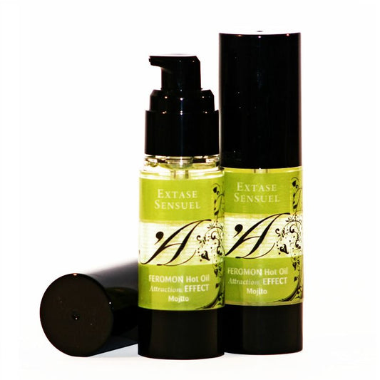 EXTASE SENSUAL - OLIO DA MASSAGGIO AI FEROMONI EFFETTO CALORE AROMA MOJITO 30 ML