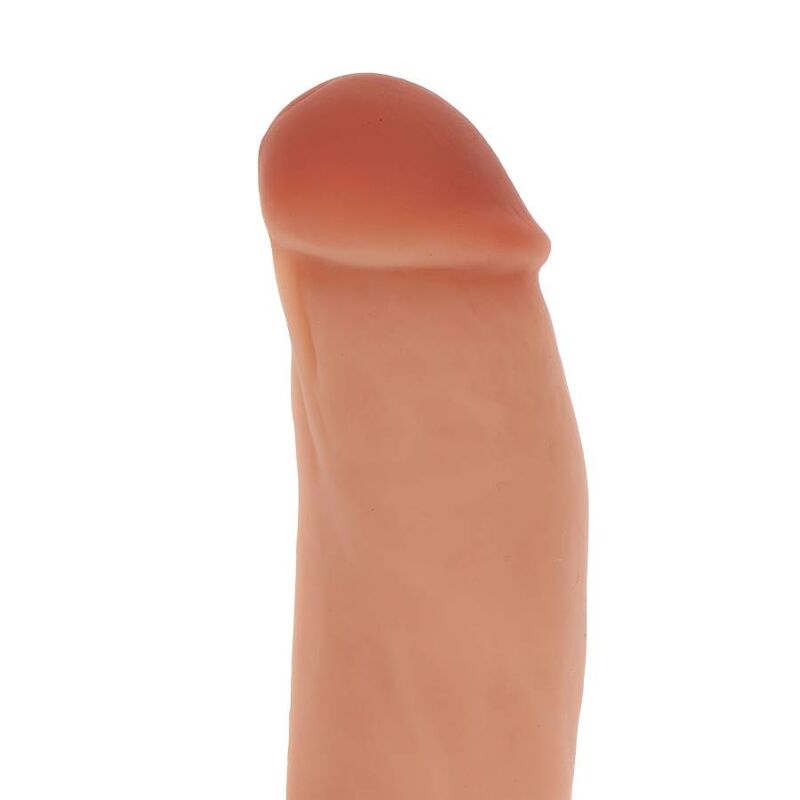 DILDO SILICONE 18 CM, REALISTICO CON TESTICOLI, BASE A VENTOSA