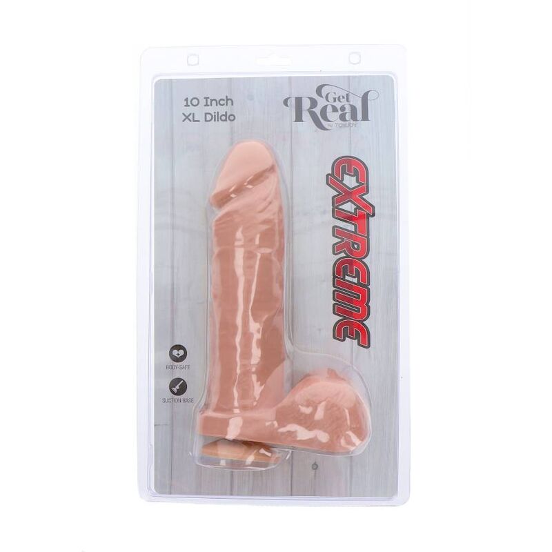 GET REAL - EXTREME DILDO XL 25,5 CM NUDE