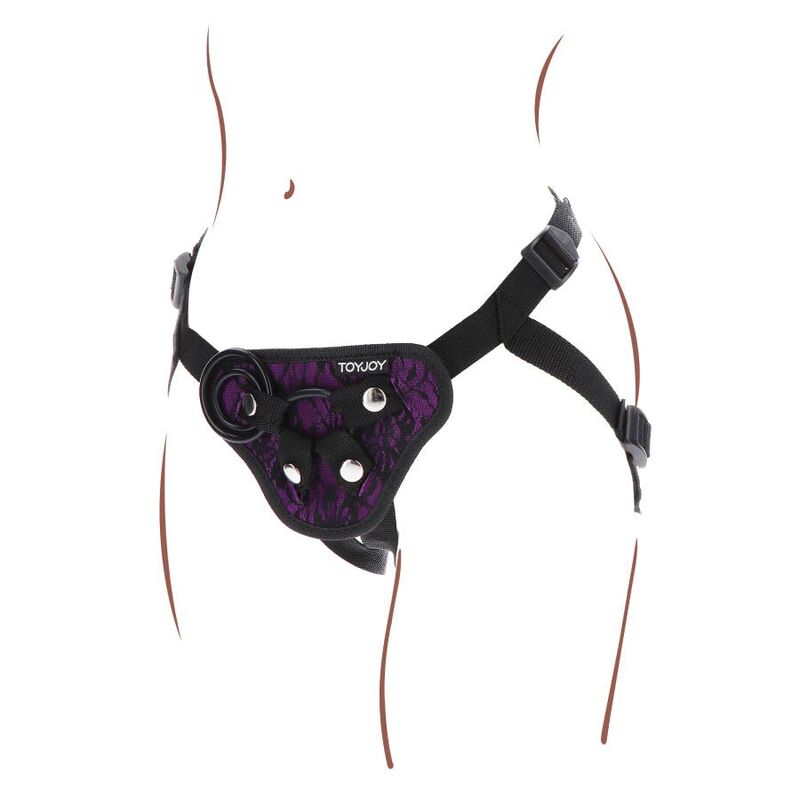 GET REAL - HARNESS CON PIZZO VIOLA