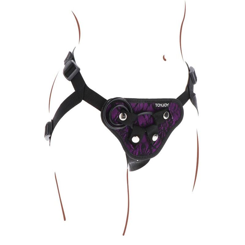 GET REAL - HARNESS CON PIZZO VIOLA