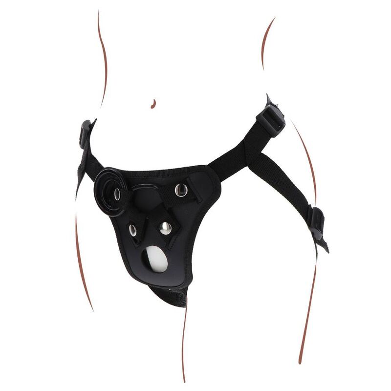 GET REAL - PLEASURE HARNESS CON CINGHIE REGOLABILI NERO