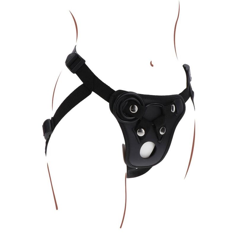 GET REAL - PLEASURE HARNESS CON CINGHIE REGOLABILI NERO