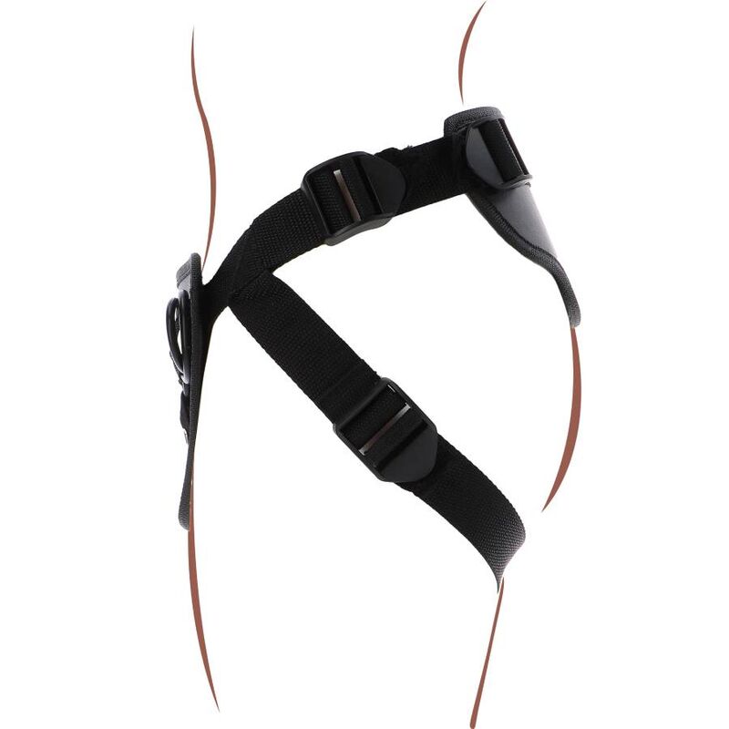 GET REAL - HARNESS DELUXE CON CINGHIE REGOLABILI NERO
