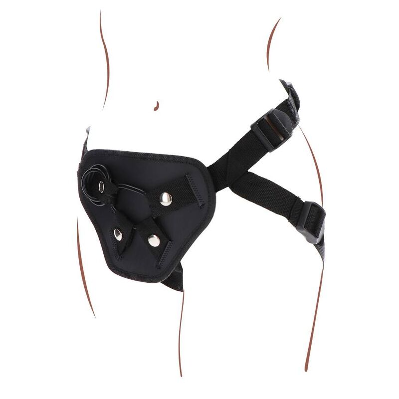GET REAL - HARNESS DELUXE CON CINGHIE REGOLABILI NERO