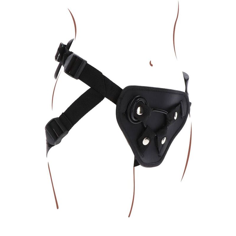 GET REAL - HARNESS DELUXE CON CINGHIE REGOLABILI NERO
