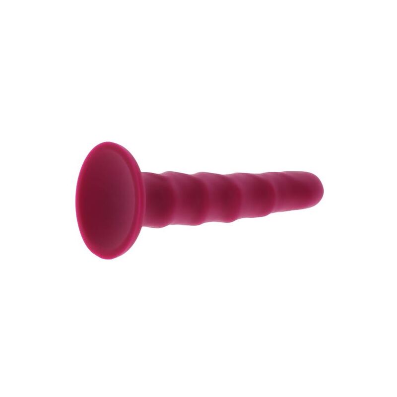 GET REAL - RIBBED DONG 12 CM ROSSO