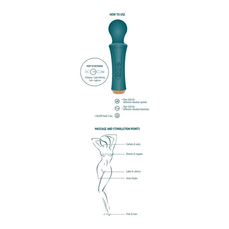 XOCOON - THE PERSONAL WAND MASSAGGIATORE VERDE