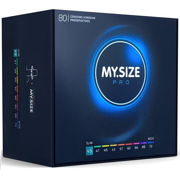 MY SIZE - PRESERVATIVI PRO 45 MM 80 UNITÀ