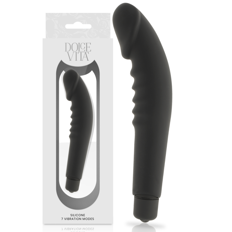 DOLCE VITA - DILDO REALISTICO SILICONE NERO
