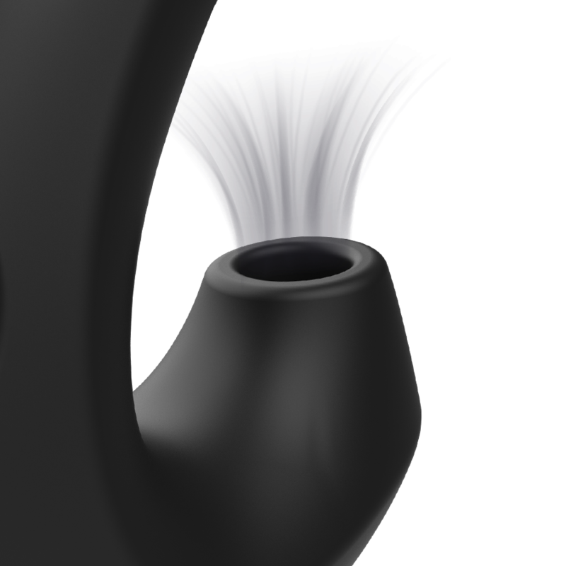 VIBRATORE CON POTENTE ASPIRAZIONE CLITORIDEA, DOPPIA ECCITAZIONE, MOTORI INDIPENDENTI