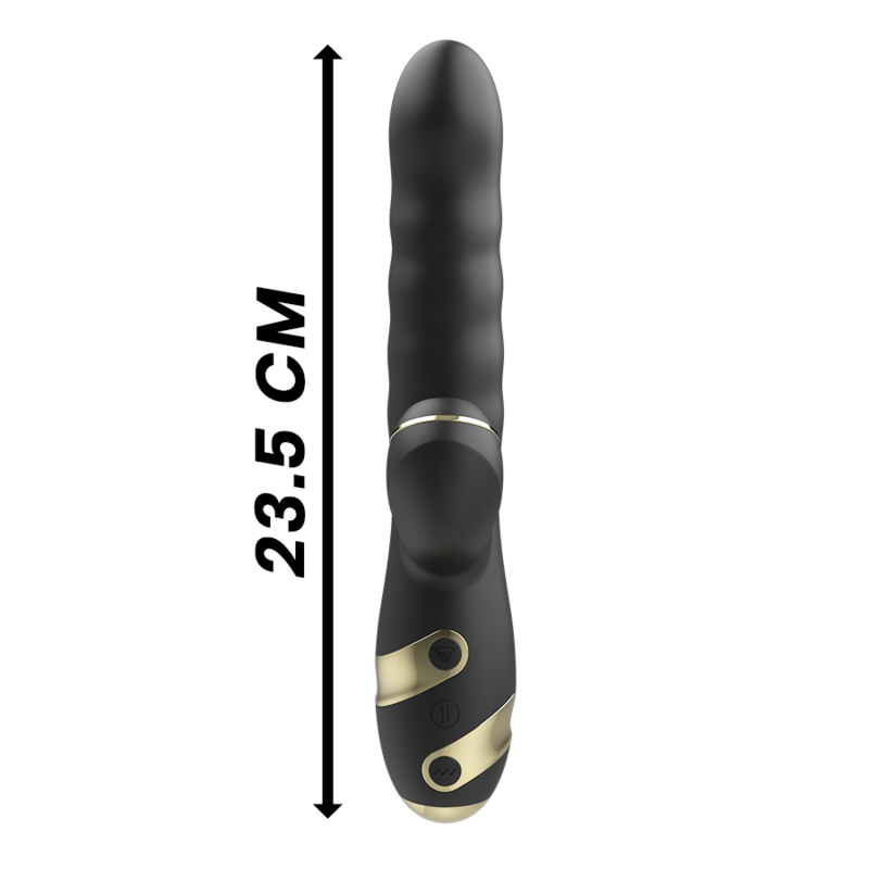 VIBRATORE DOPPIA STIMOLAZIONE CLITORIDEA E PUNTO G, ASPIRAZIONE ULTRASONICA