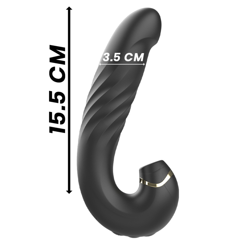 IBIZA - CLIP UP & DOWN + VIBRATORE + ASPIRAZIONE CLITORIDEA