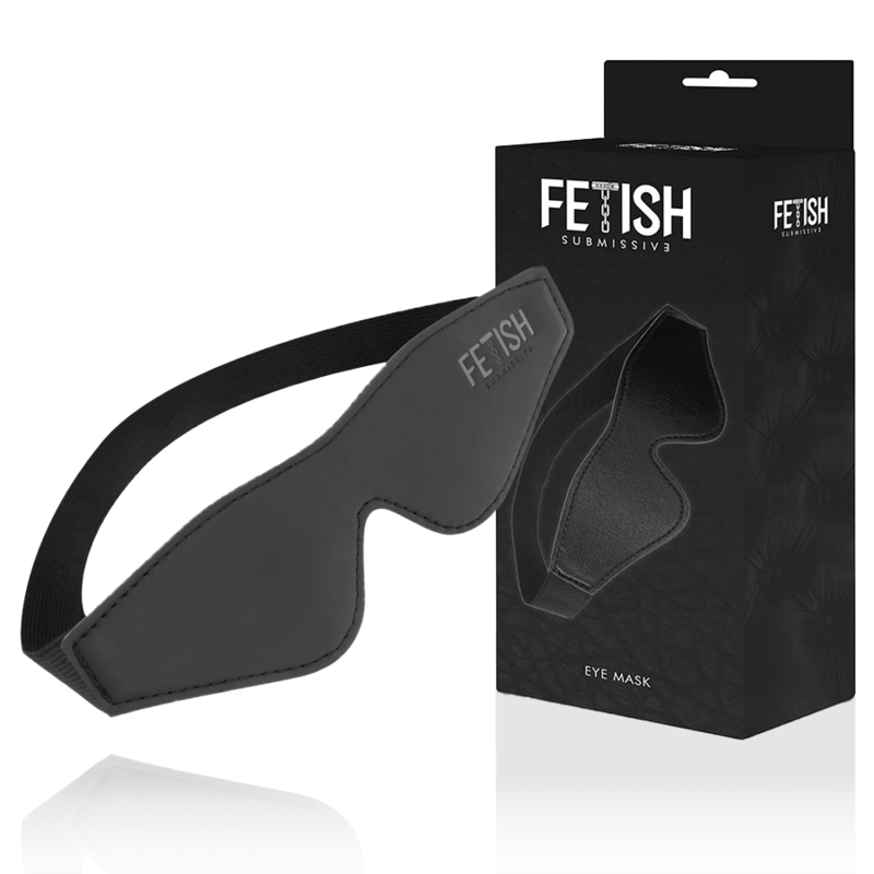 FETISH SUBMISSIVE - MASCHERINA IN PELLE VEGANA MOD II CON FODERA IN NEOPRENE