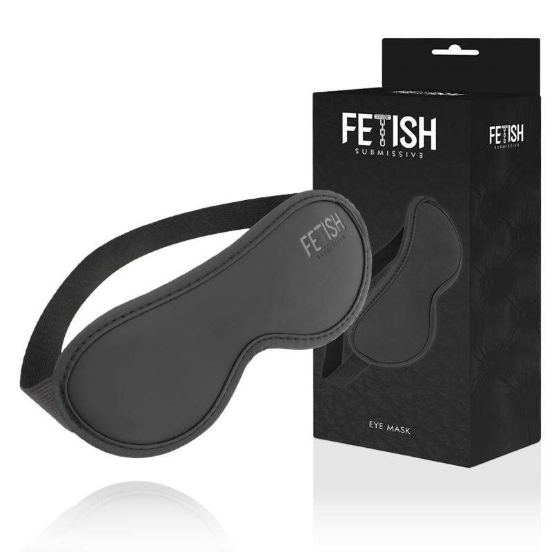 FETISH SUBMISSIVE - MASCHERINA IN PELLE VEGANA MOD II CON FODERA IN NEOPRENE