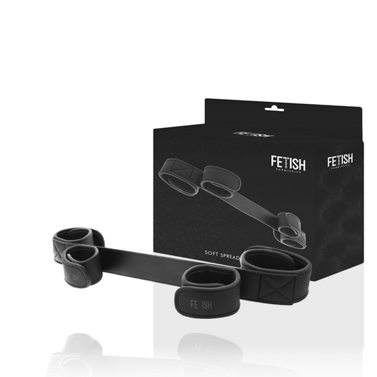 FETISH SUBMISSIVE - BARRA DIVARICATRICE BONDAGE CON RIVESTIMENTO IN NEOPRENE