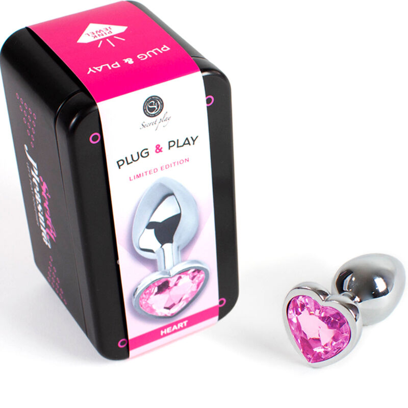 SECRETPLAY - PLUG ANALE FUCSIA CON CUORE S