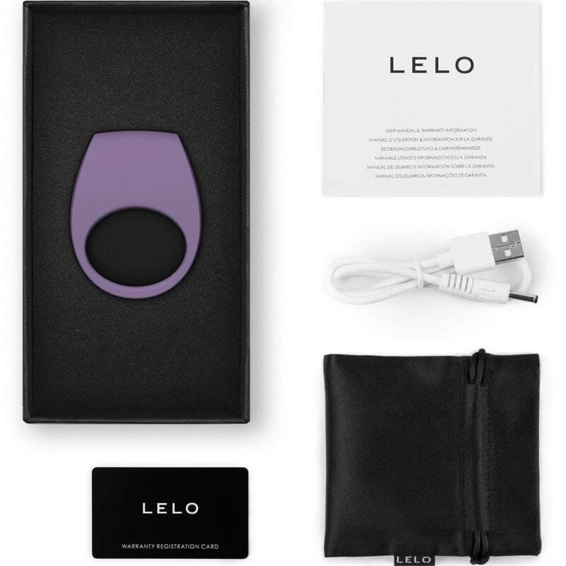 LELO - TOR 3 ANELLO VIBRATORE DI COPPIA CON APP VIOLA