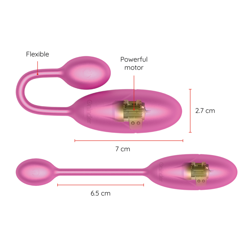 ONINDER - DENVER OVETTO VIBRANTE ROSA 7 X 2,7 CM APP GRATUITA