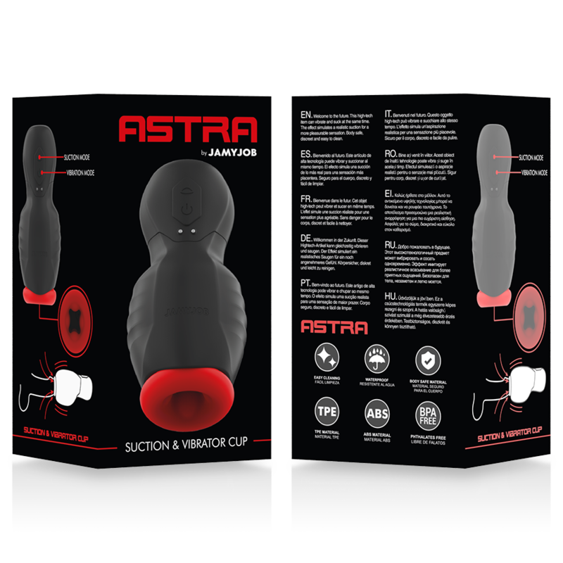 JAMYJOB -  ASTRA MASTURBATORE CON  ASPIRAZIONE E VIBRAZIONE