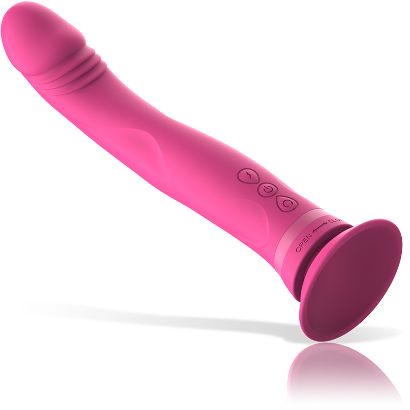INTENSE - MICHELANGELO DILDO VIBRATORE IN SILICONE ROSA