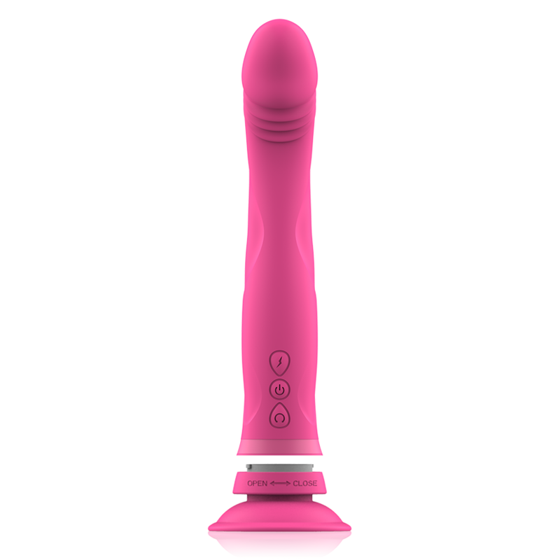 INTENSE - MICHELANGELO DILDO VIBRATORE IN SILICONE ROSA