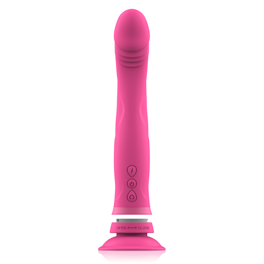 INTENSE - MICHELANGELO DILDO VIBRATORE IN SILICONE ROSA