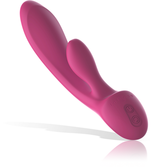 INTENSE - LUIGI VIBRATORE RABBIT IN SILICONE LIQUIDO ROSA