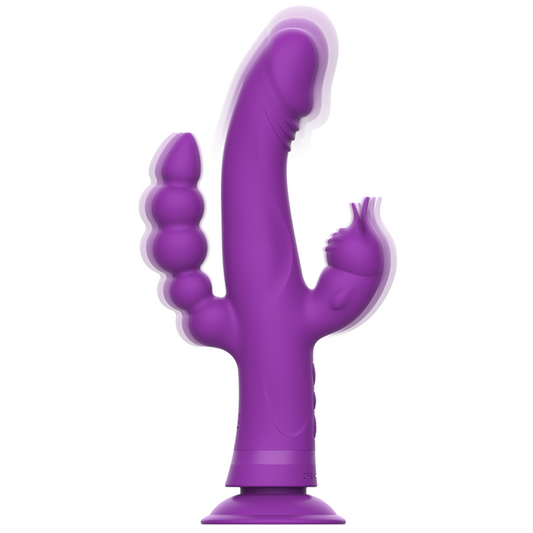 INTENSE -  CASANOVA VIBRATORE RABBIT IN SILICONE TRIPLO MOTORE