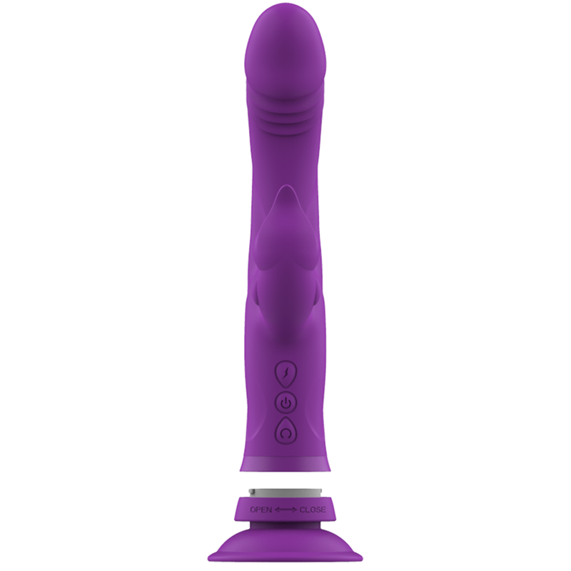 INTENSE - CASANOVA VIBRATORE RABBIT IN SILICONE TRIPLO MOTORE