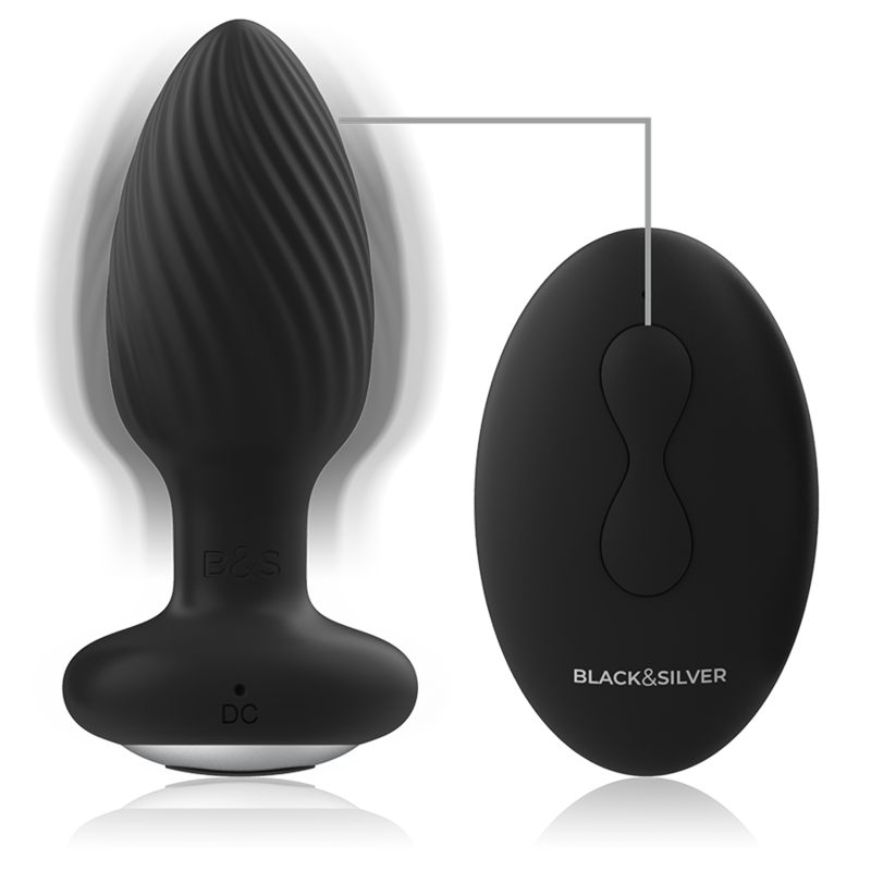 PLUG ANALE VIBRANTE CON ROTAZIONE, DOPPIA STIMOLAZIONE E TELECOMANDO WIRELESS