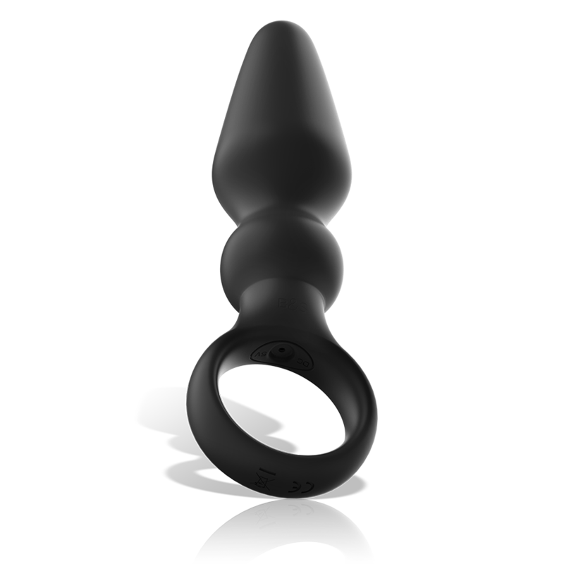 PLUG ANALE VIBRANTE RICARICABILE, SILICONE PREMIUM LUSSO, 10 MODALITÀ VIBRAZIONE