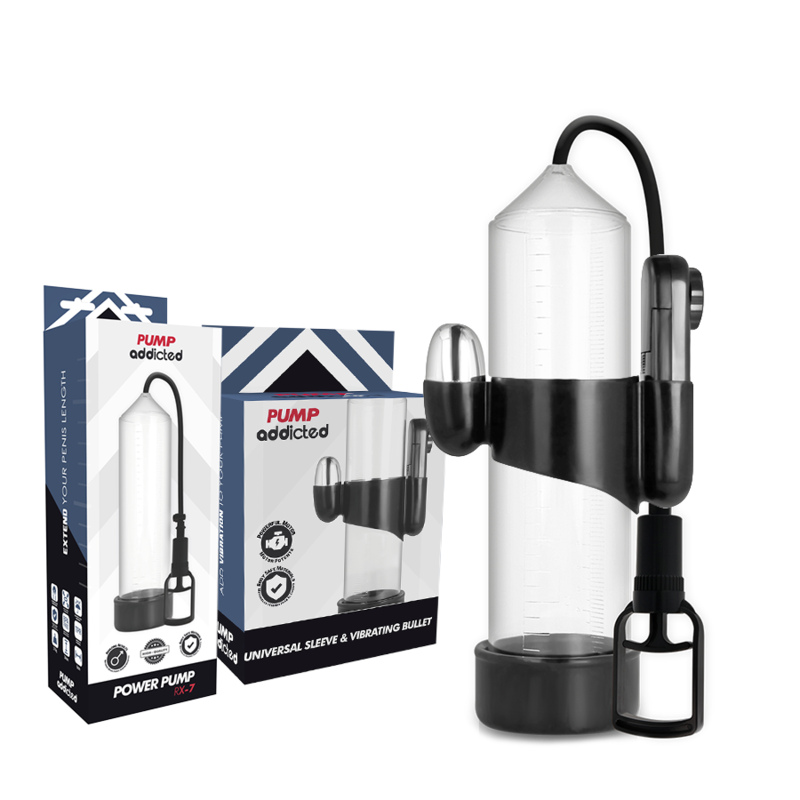 PUMP ADDICTED - RX7 POMPA POTENZIAMENTO PENE TRASPARENTE