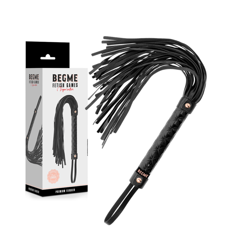 BEGME BLACK EDITION - FLOGGER IN PELLE VEGANA