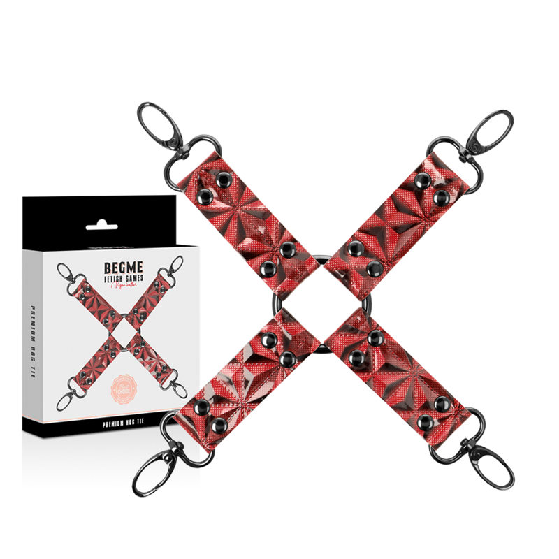 BEGME - RED EDITION HOGTIE IN PELLE VEGANA PREMIUM 