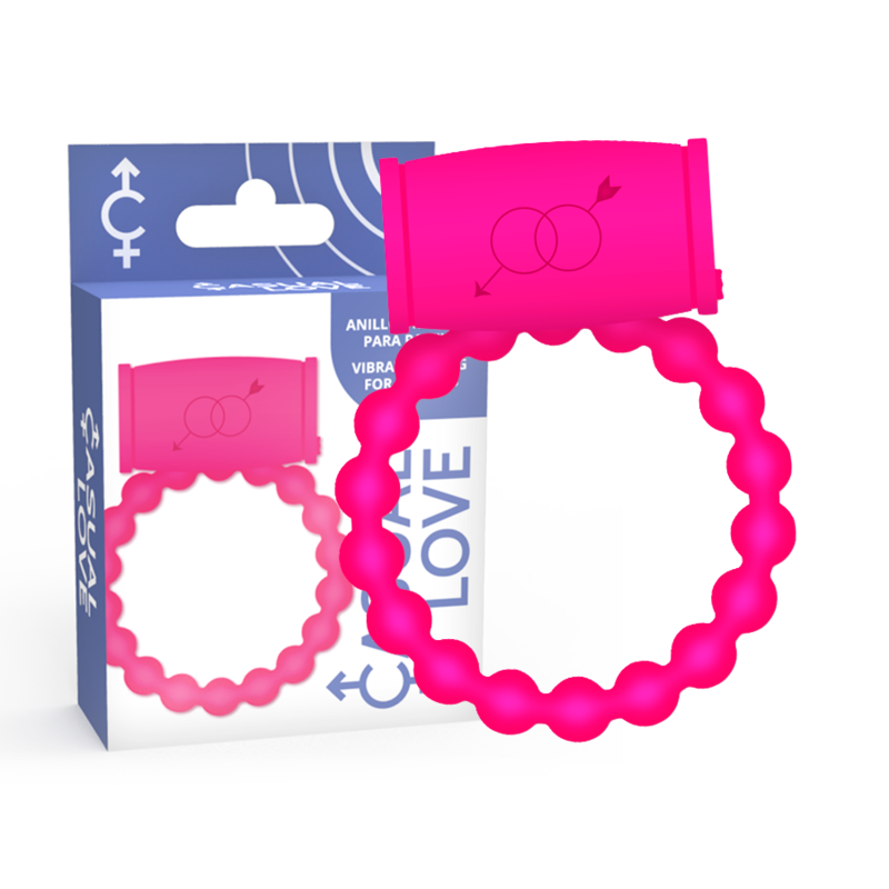 CASUAL LOVE - RING 25 ANELLO VIBRANTE PER COPPIE ROSA