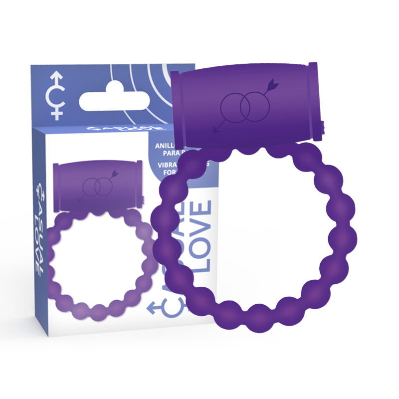 CASUAL LOVE - RING 25 ANELLO VIBRANTE PER COPPIE VIOLA