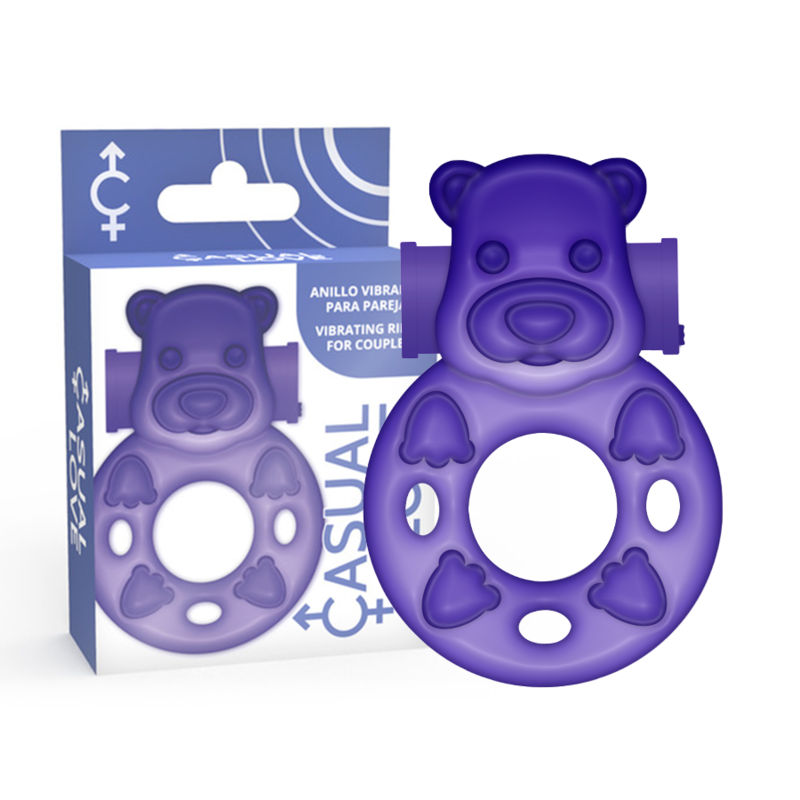 CASUAL LOVE - RING 26 ANELLO VIBRANTE PER COPPIE VIOLA
