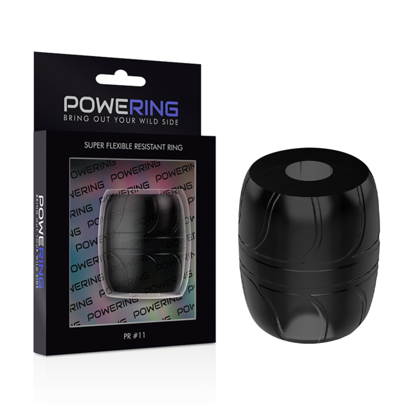 POWERING - PR11  ANELLO PER PENE SUPER FLESSIBILE E RESISTENTE 5 CM NERO