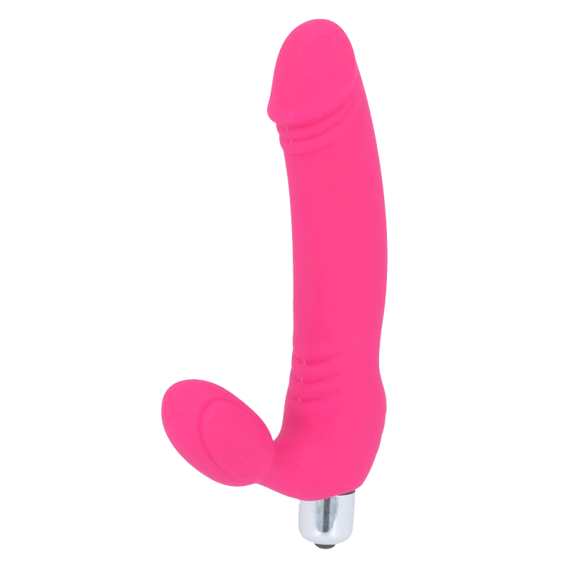 INTENSE - SUGAR STRAPON DILDO VIBRANTE SETTE VELOCITÀ IN SILICONE FUCSIA