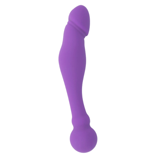 INTENSE - RICK MASSAGGIATORE DOPPIO IN SILICONE LILLA
