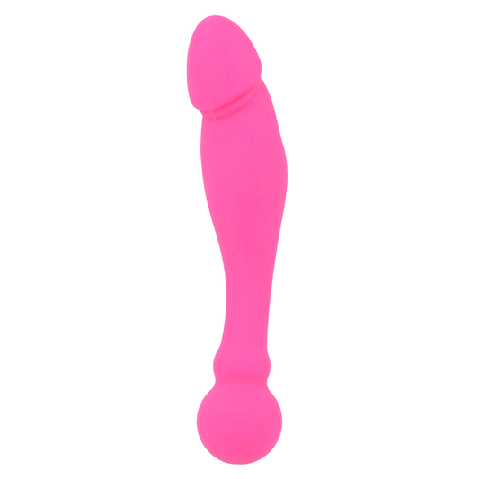 INTENSE - RICK MASSAGGIATORE DOPPIO IN SILICONE ROSA