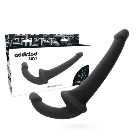 ADDICTED TOYS - STRAPON DILDO STRAPLESS NERO