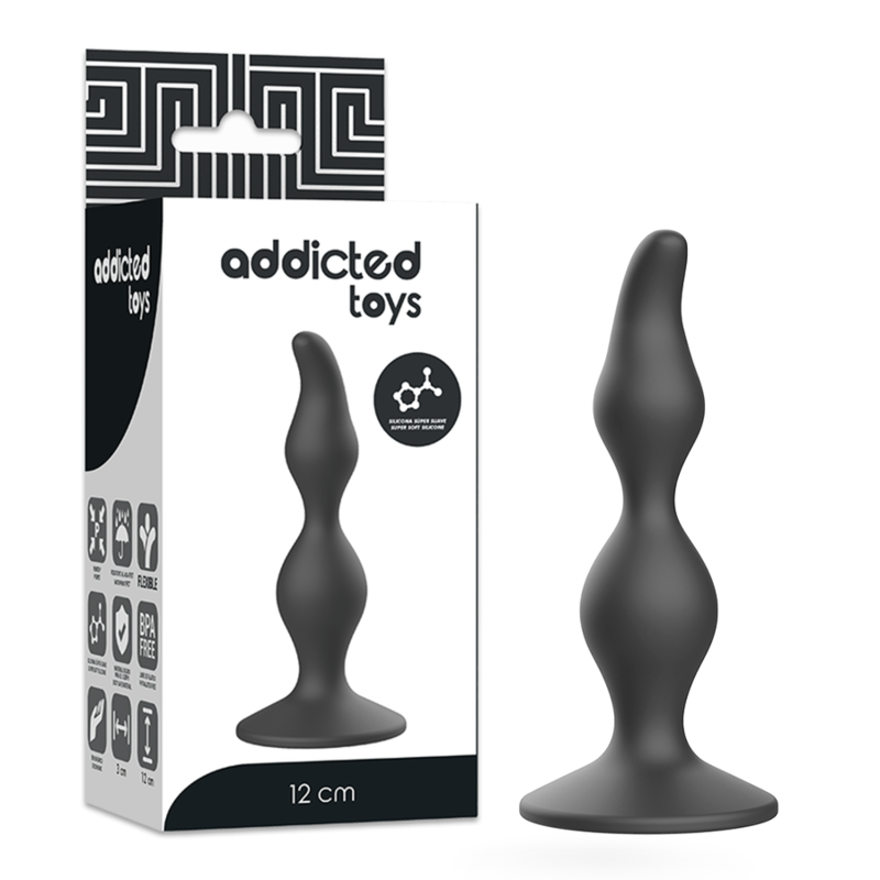 ADDICTED TOYS - PLUG ANALE 12 CM NERO