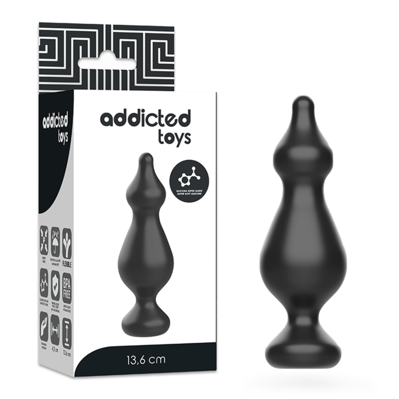 ADDICTED TOYS - PLUG  ANALE 13,6 CM NERO