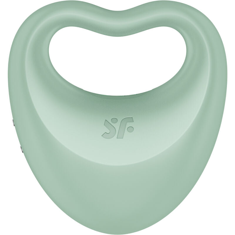 SATISFYER - PERFECT PAIR 3 MULTIVIBRATORE 2 IN 1 ANELLO PENE E DITALE VIBRANTE VERDE