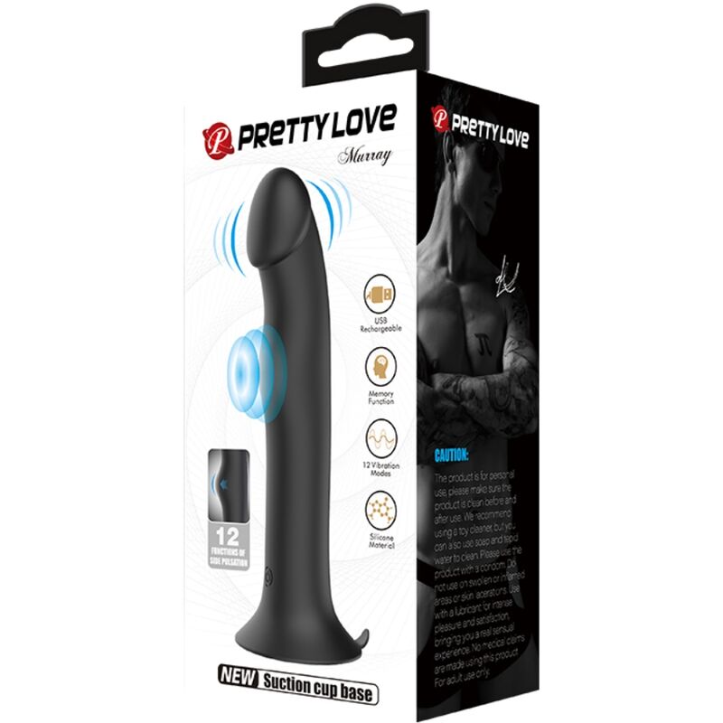 PRETTY LOVE -  MURRAY VIBRATORE E SUCCHIA CLITORIDE NERO