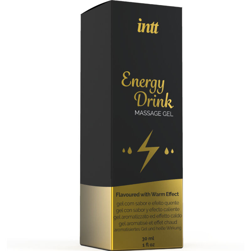 INTT - GEL DA MASSAGGIO CON EFFETTO RISCALDANTE AROMA ENERGY DRINK