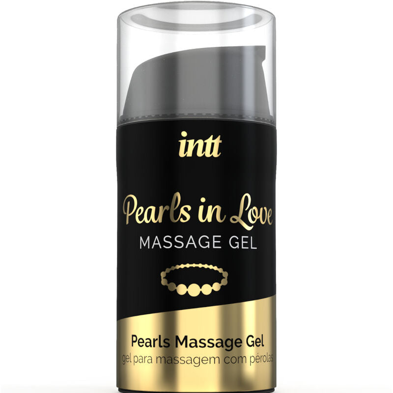 INTT - PEARLS IN LOVE KIT DA MASSAGGIO CON COLLANA DI PERLE E GEL AL SILICONE