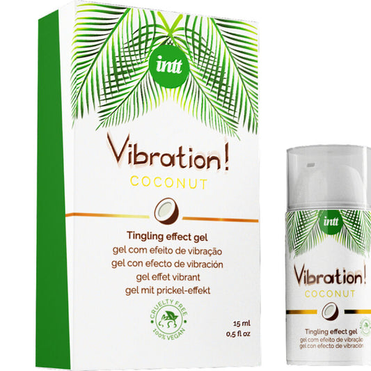 INTT - VIBRATION GEL LIQUIDO VIBRANTE STIMOLANTE INTIMO VEGANO AROMA COCCO